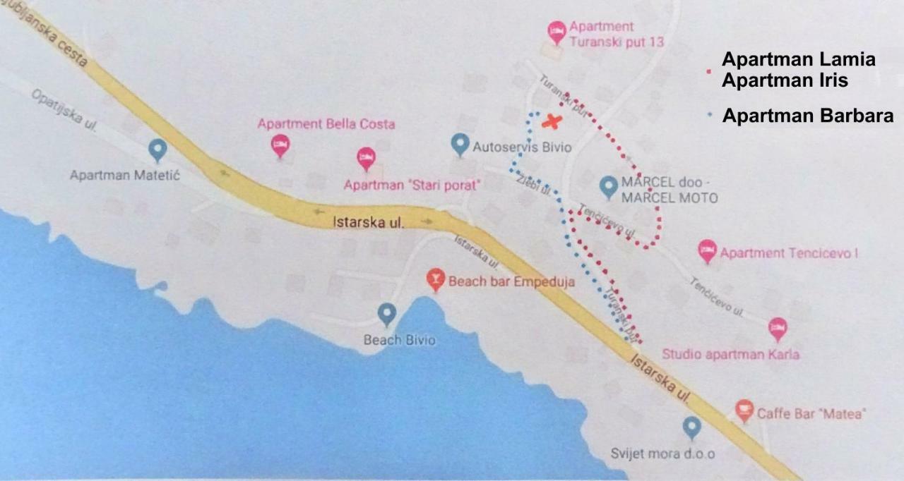 Apartman Iris S Terasom Ριέκα Εξωτερικό φωτογραφία